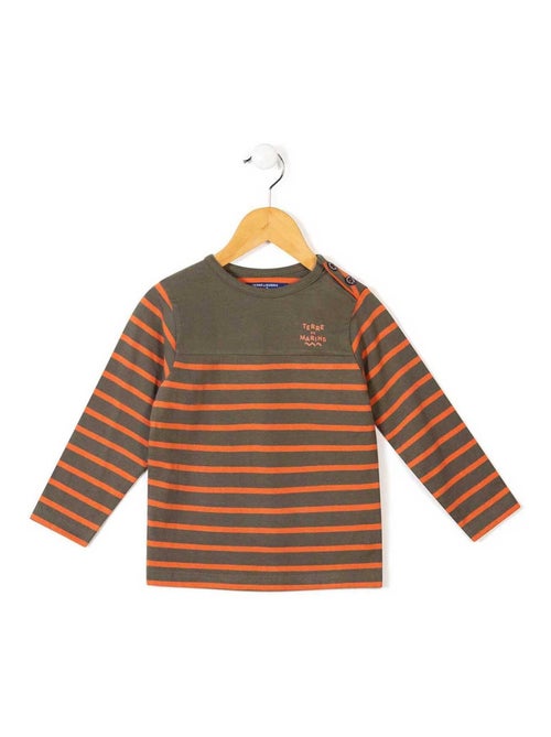 Polo manches courtes bleu clair Homme - Terre de Marins - Kiabi