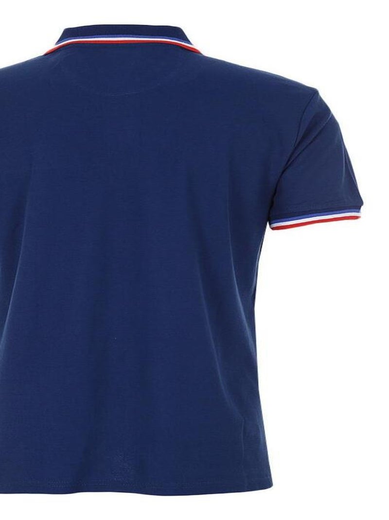 Polo manches courtes   CALOR - DEGRE CELSIUS Bleu marine - Kiabi