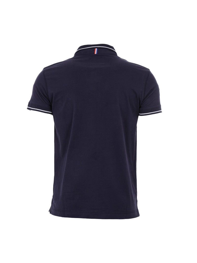 Polo manches courtes   CAZRI - VENT DU CAP Bleu marine - Kiabi