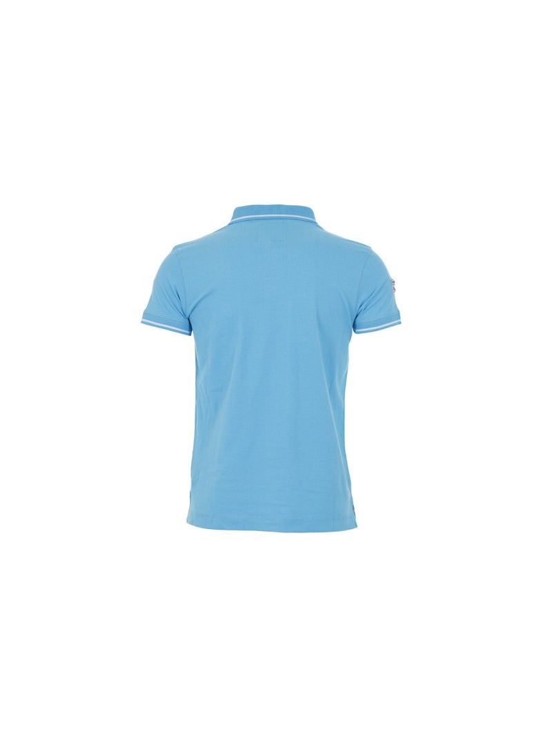 Polo manches courtes   CAZRI - VENT DU CAP Bleu turquoise - Kiabi