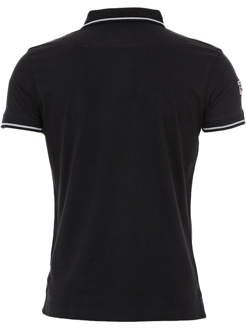 Polo manches courtes   CAZRI - VENT DU CAP Noir Noir - Kiabi