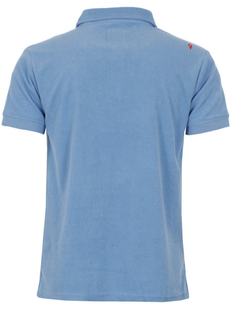 Polo manches courtes   CEPONG - DEGRE CELSIUS Bleu ciel - Kiabi