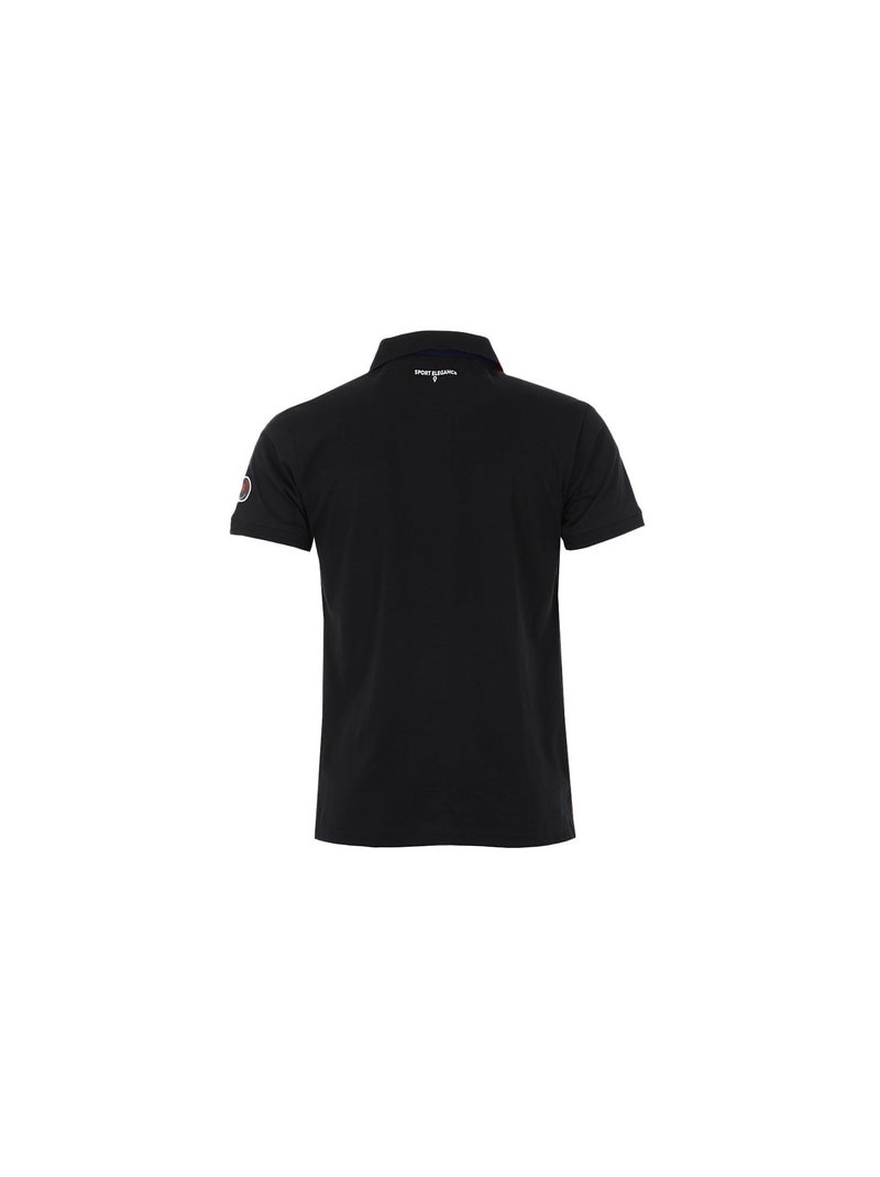 Polo manches courtes   COCHE - DEGRE CELSIUS Noir Noir - Kiabi