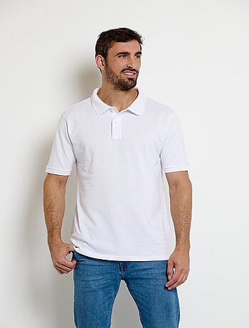 Polo manches courtes col pointe