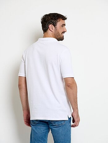 Polo manches courtes col pointe