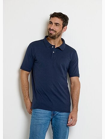 Polo manches courtes col pointe