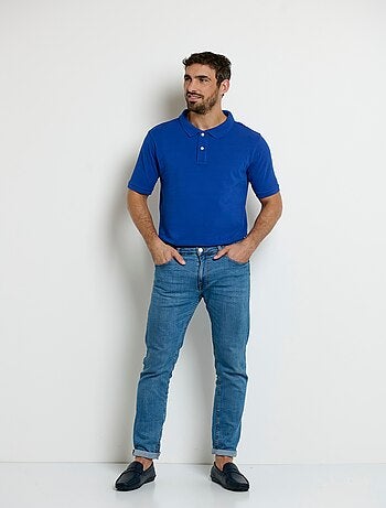 Polo manches courtes col pointe