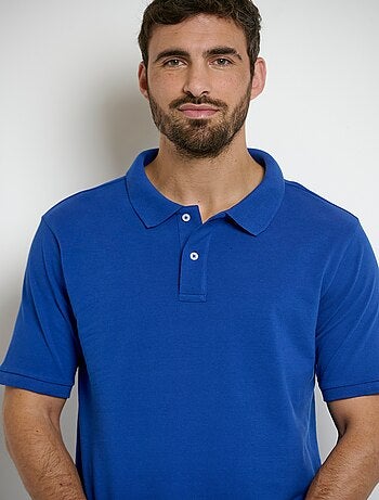 Polo manches courtes col pointe