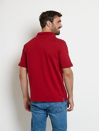 Polo manches courtes col pointe