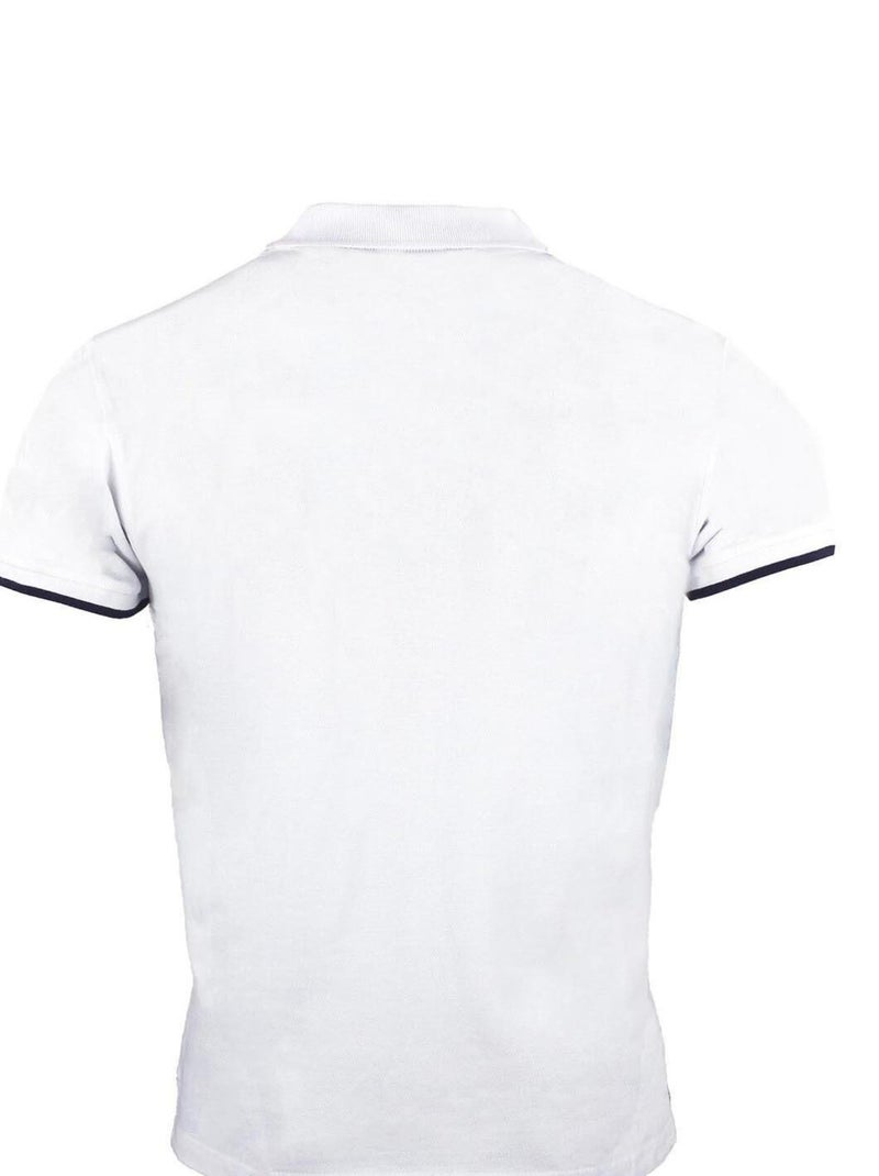 Polo manches courtes   CORNELIUS - PEAK MOUNTAIN Blanc - Kiabi