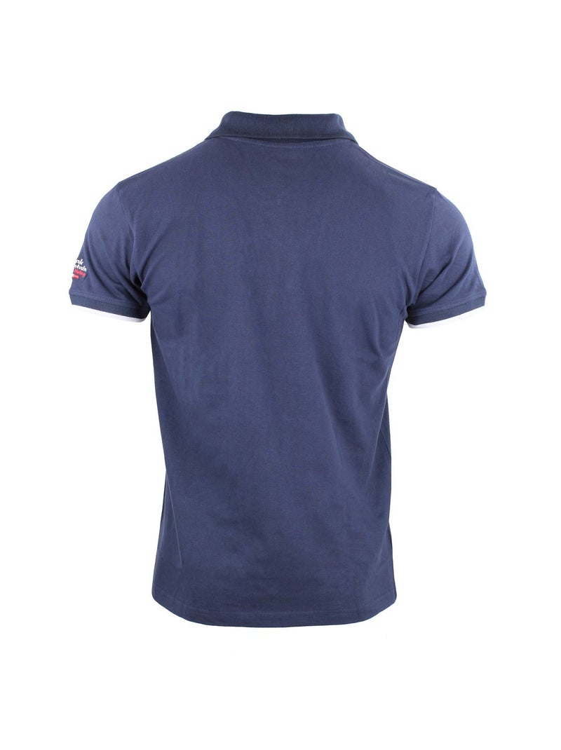 Polo manches courtes   CORNELIUS - PEAK MOUNTAIN Bleu marine - Kiabi