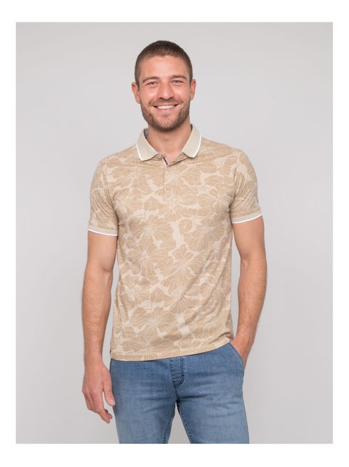 Polo manches courtes coton motifs PAILLOTE - Kiabi