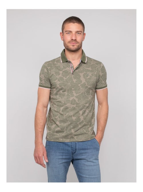Polo manches courtes coton motifs PAILLOTE - Kiabi