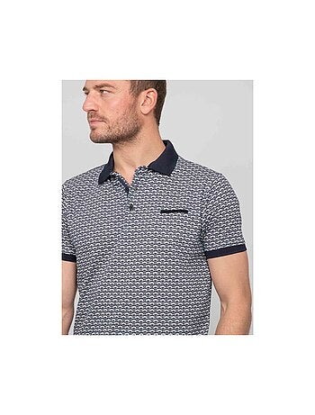 Polo manches courtes coton motifs PALAINA