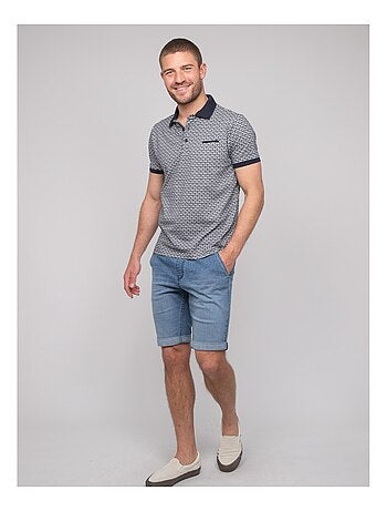 Polo manches courtes coton motifs PALAINA