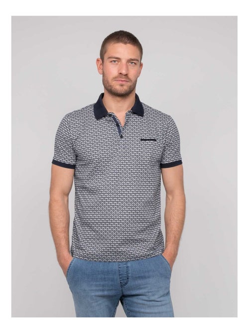 Polo manches courtes coton motifs PALAINA - Kiabi