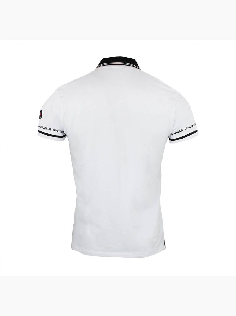 Polo manches courtes   CROMA - PEAK MOUNTAIN Blanc - Kiabi