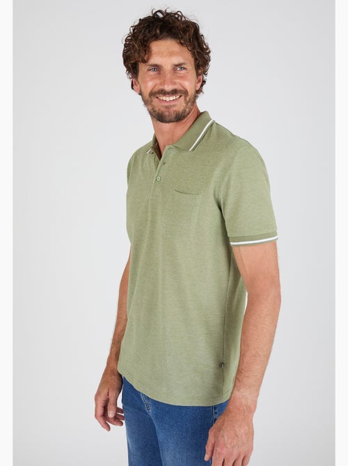 Polo manches courtes en maille piquée - Damart - Kiabi
