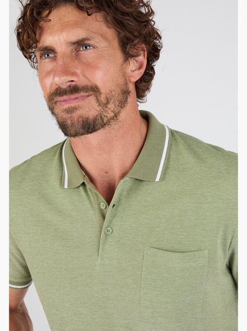 Polo manches courtes en maille piquée - Damart - Kiabi