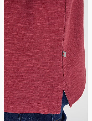 Polo manches courtes en maille reliefée - Damart