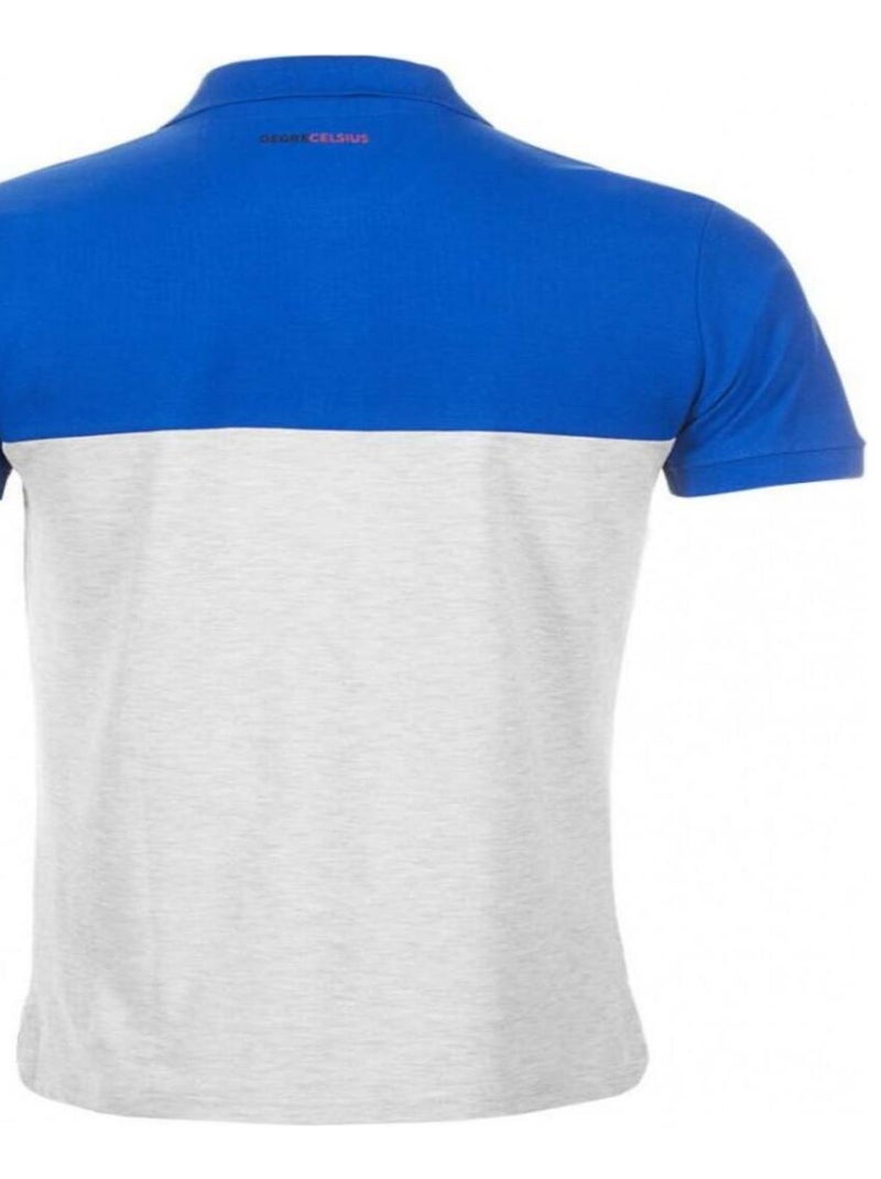 Polo manches courtes garçon ECALOSTE - DEGRE CELSIUS Bleu Gris - Kiabi