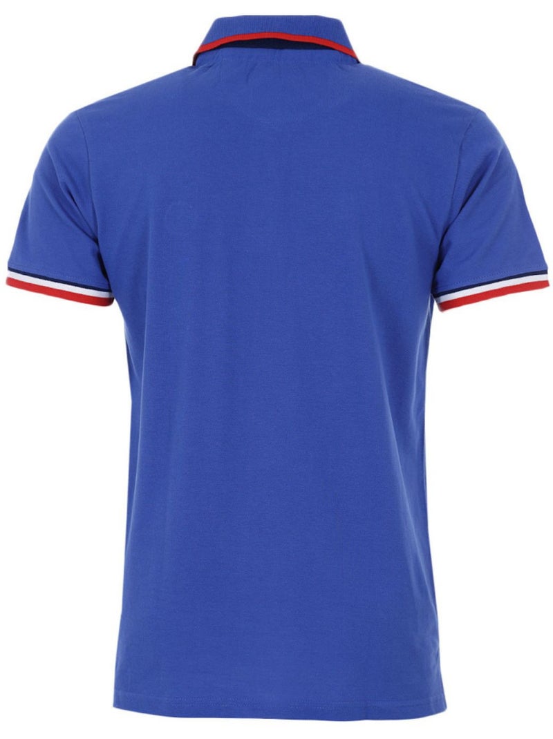 Polo manches courtes garçon ECODY - DEGRE CELSIUS Bleu - Kiabi