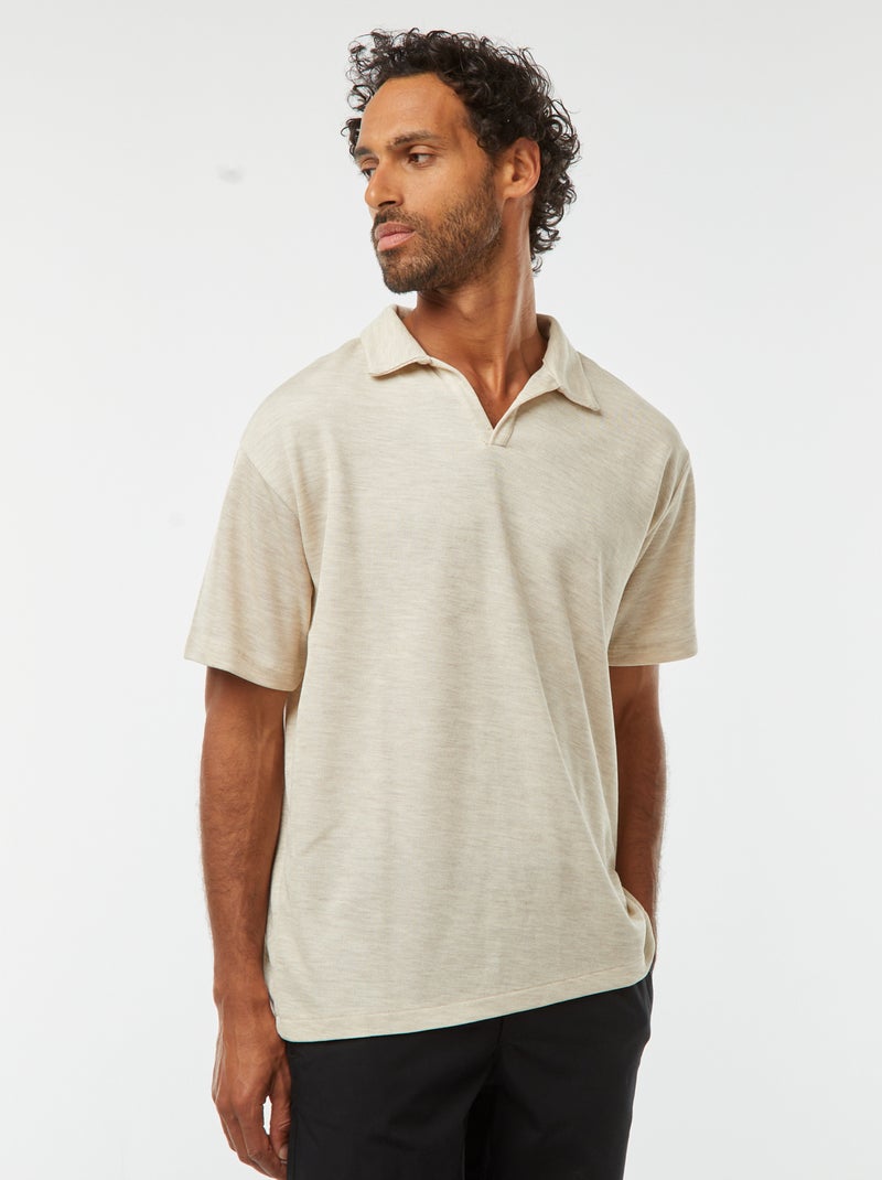 Polo manches courtes Gris - Kiabi
