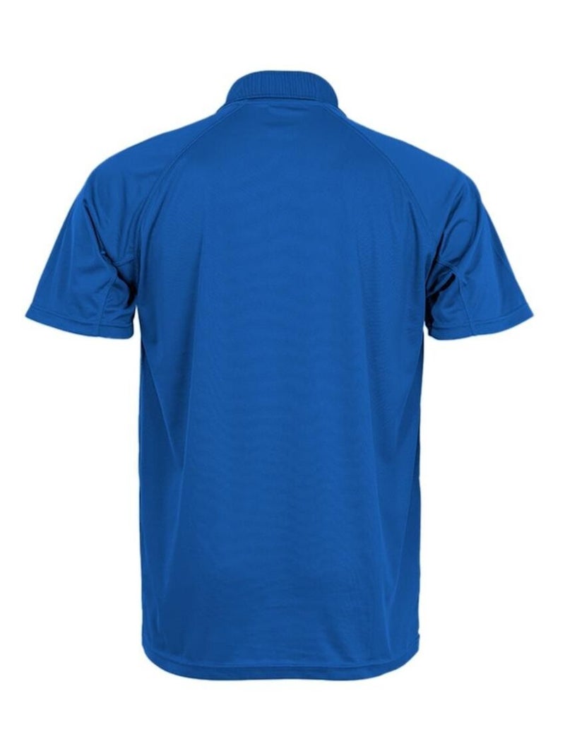 Polo manches courtes impact - spiro Bleu roi - Kiabi