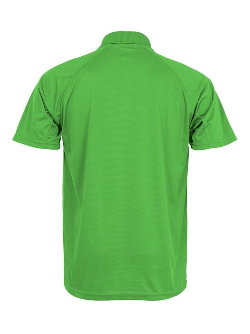 Polo manches courtes impact - spiro Vert - Kiabi