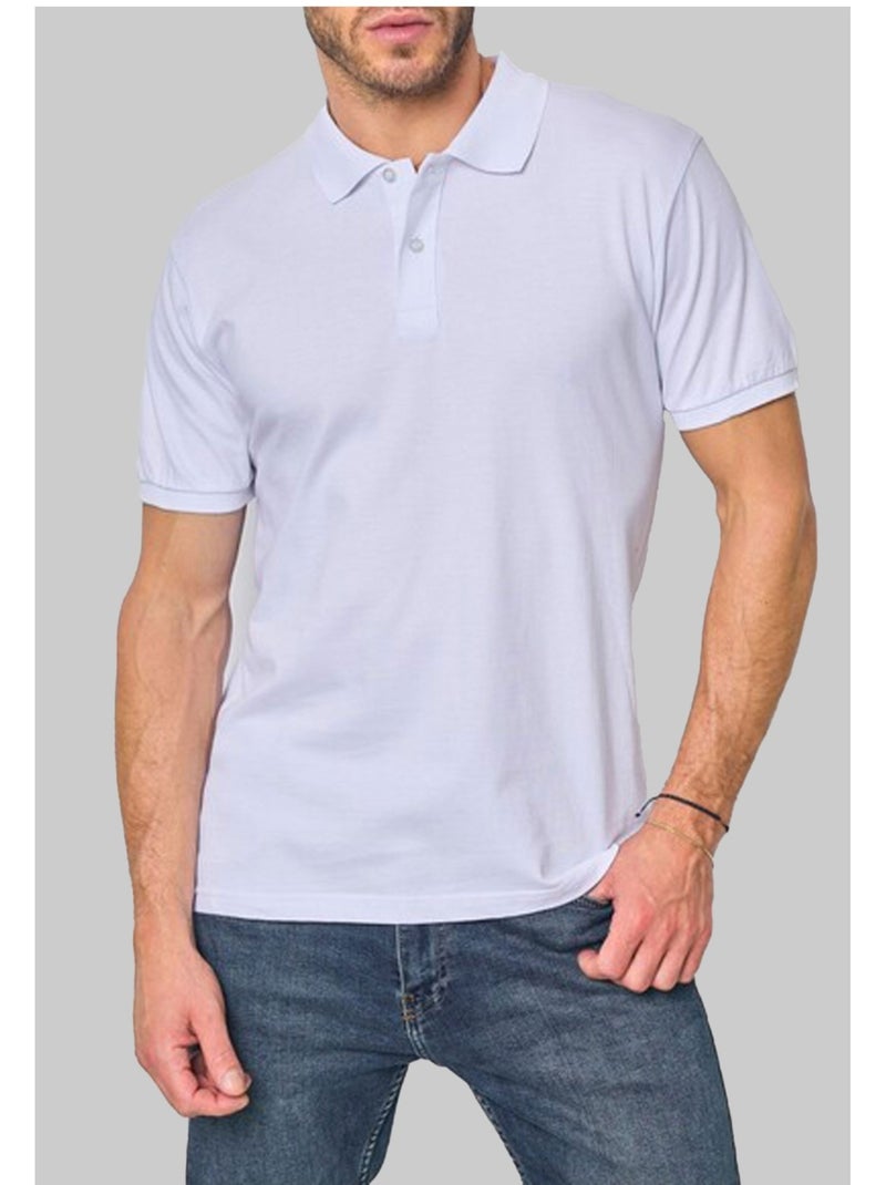 Polo manches courtes Kebello Blanc - Kiabi