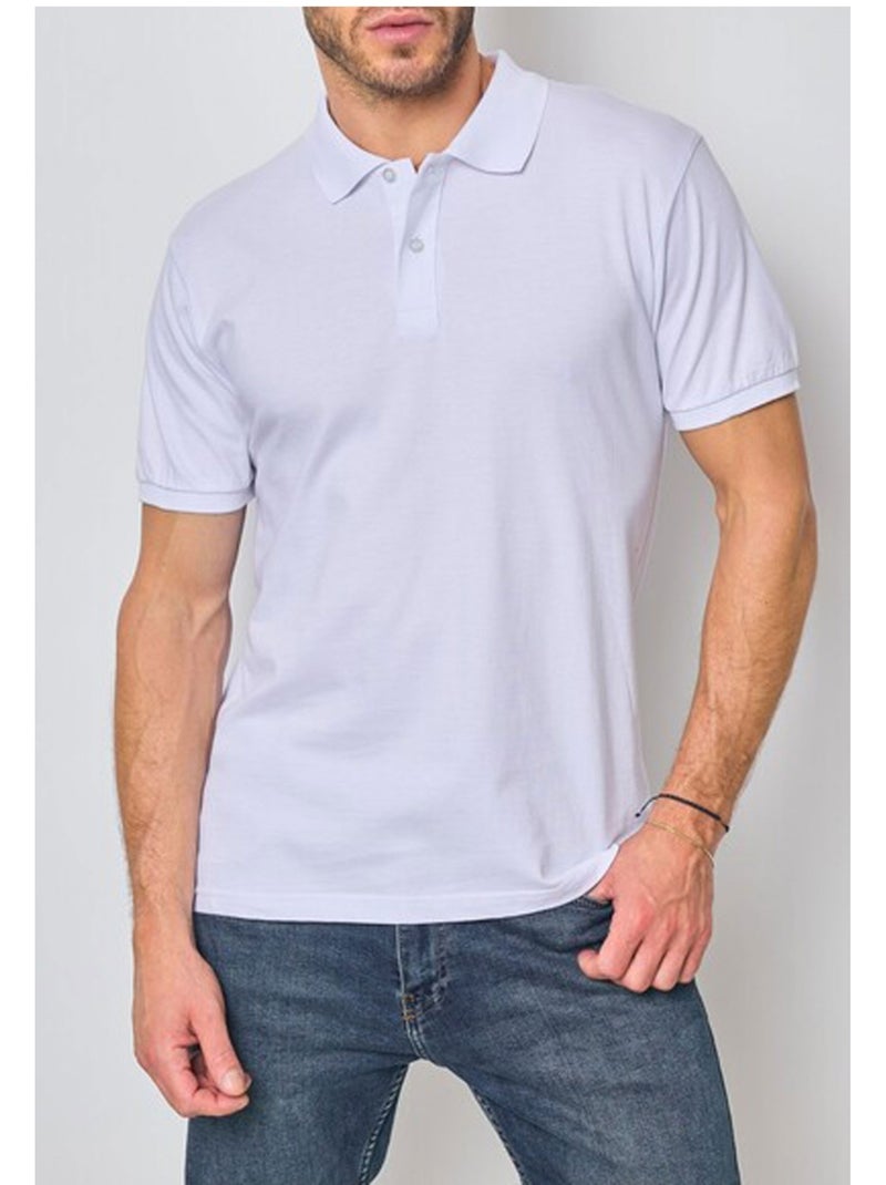 Polo manches courtes Kebello Blanc - Kiabi