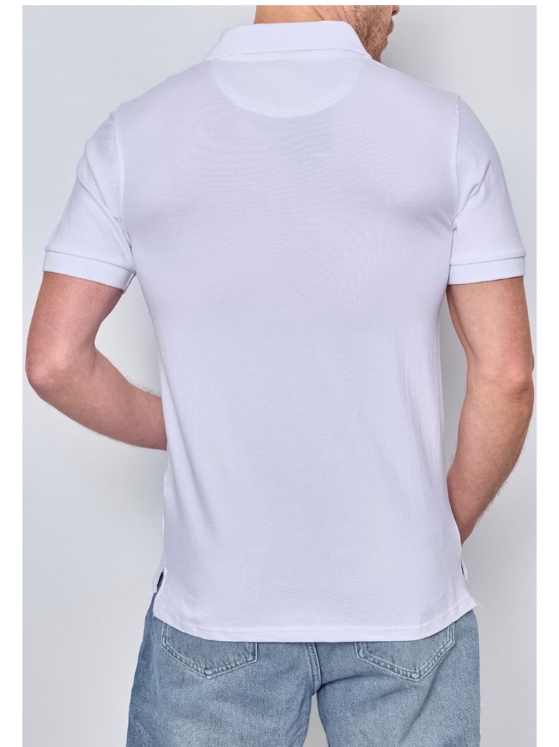Polo manches courtes Kebello Blanc - Kiabi