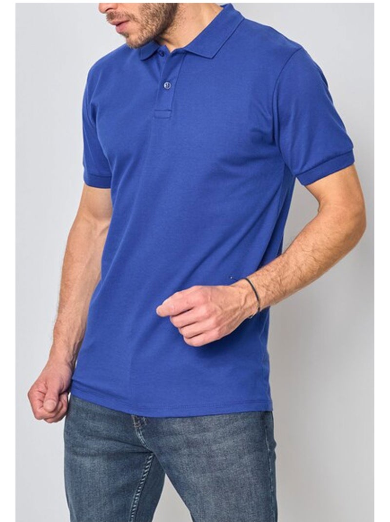 Polo manches courtes Kebello Bleu - Kiabi