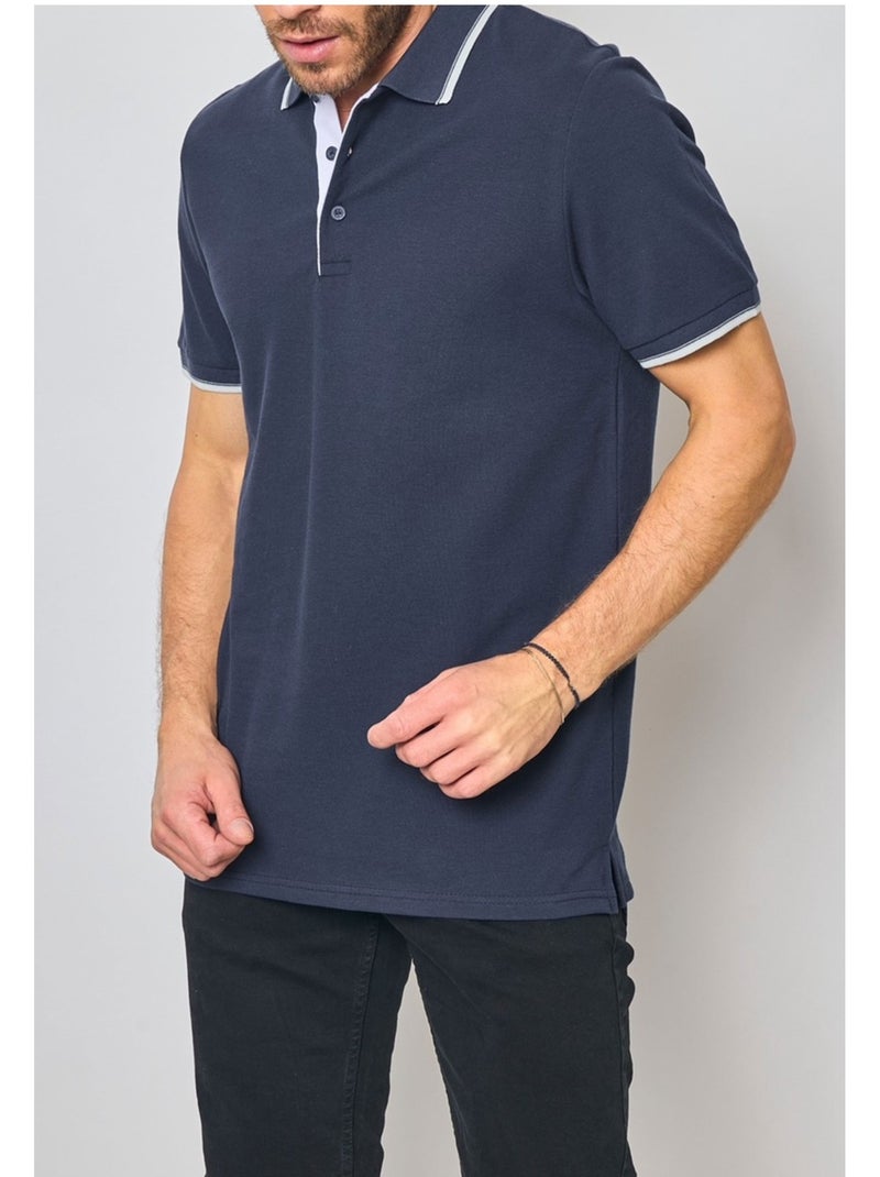 Polo manches courtes Kebello Bleu marine - Kiabi