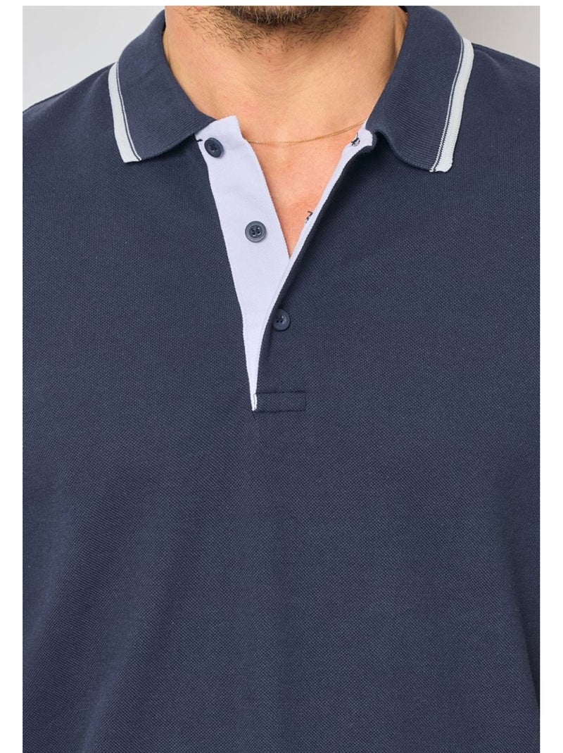 Polo manches courtes Kebello Bleu marine - Kiabi