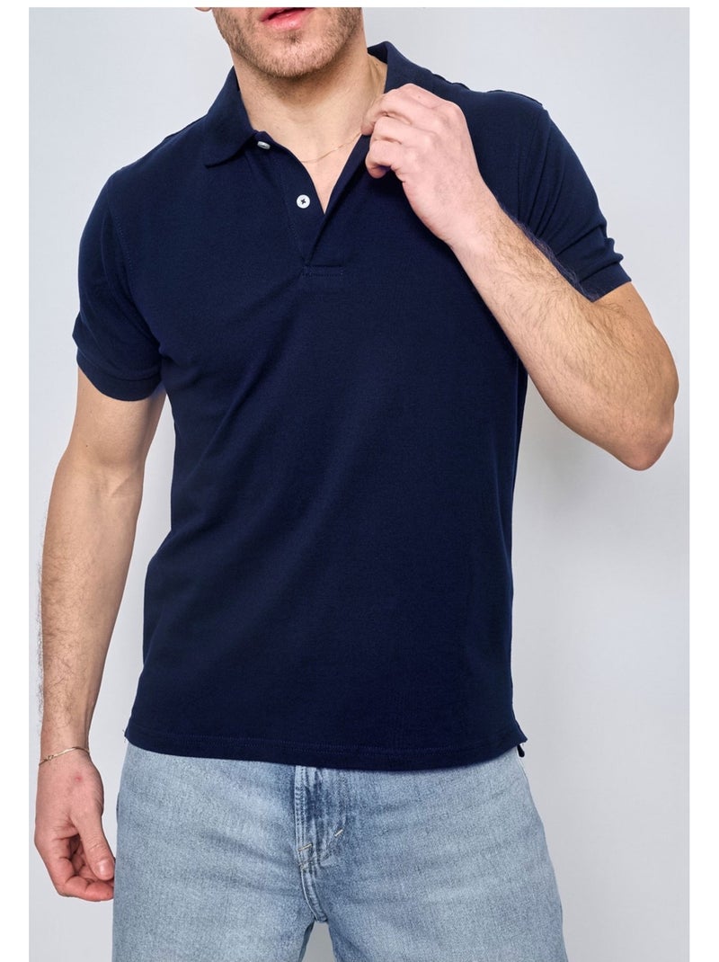 Polo manches courtes Kebello Bleu marine - Kiabi