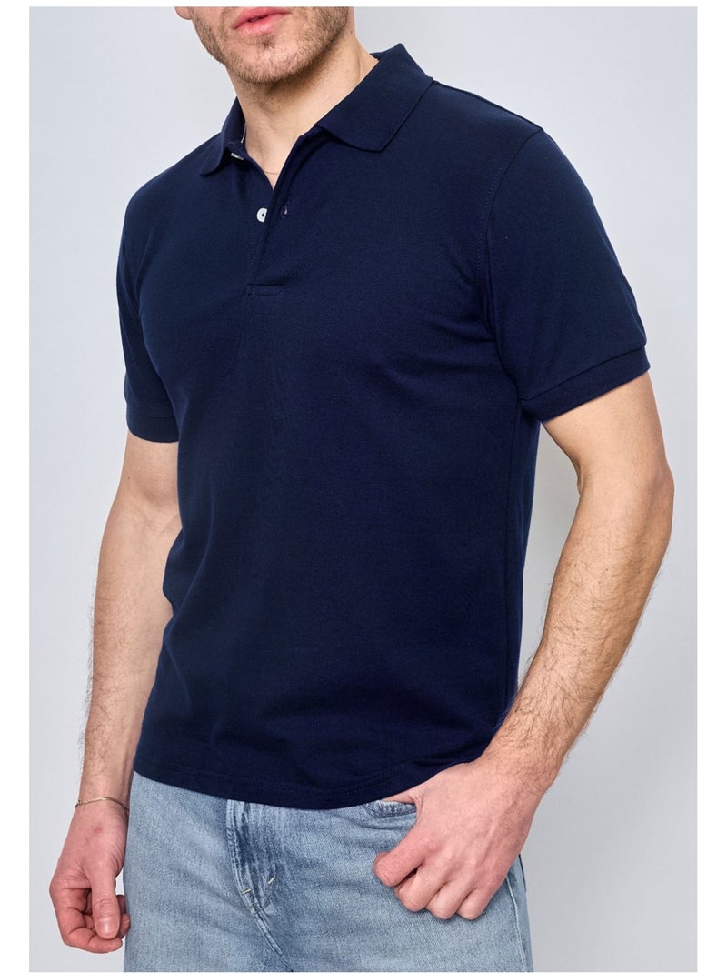 Polo manches courtes Kebello Bleu marine - Kiabi