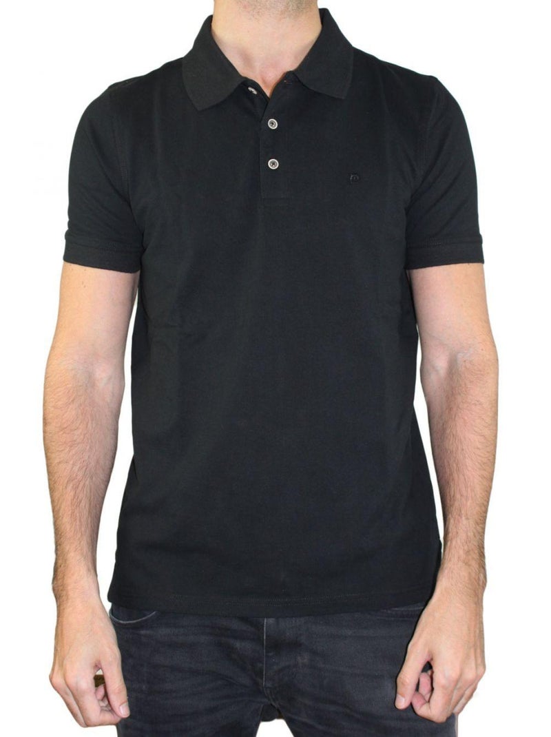 Polo manches courtes Kebello Noir Noir - Kiabi