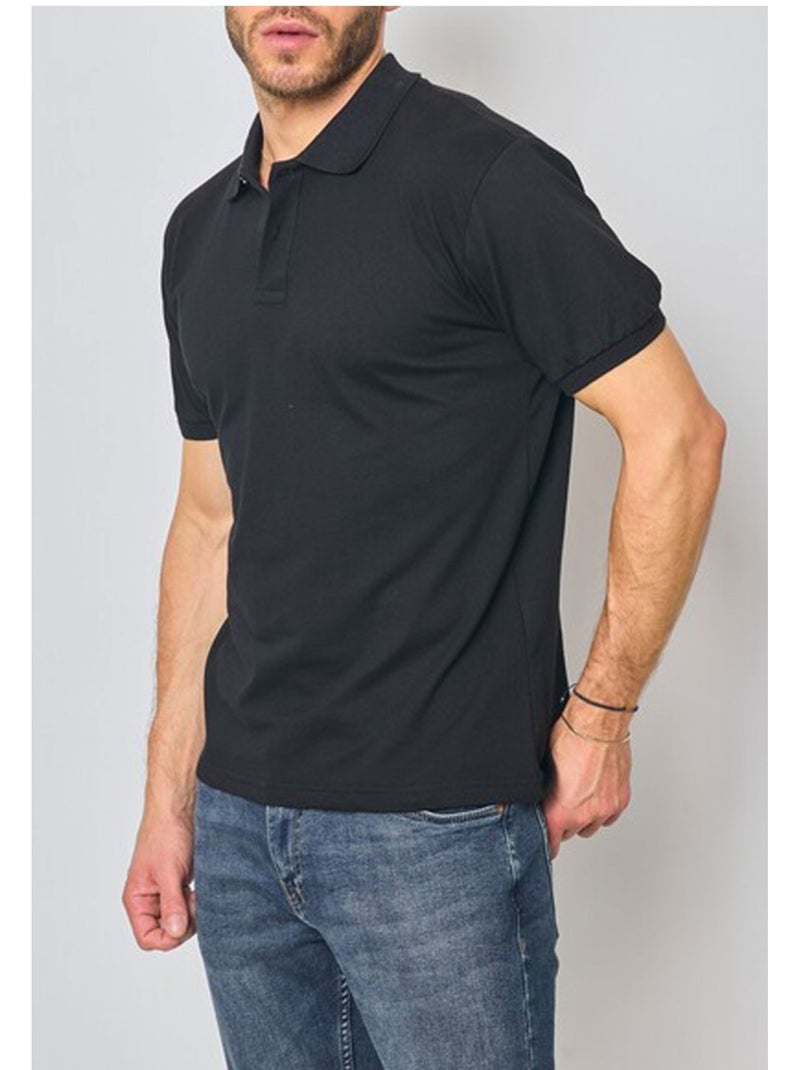 Polo manches courtes Kebello Noir Noir - Kiabi