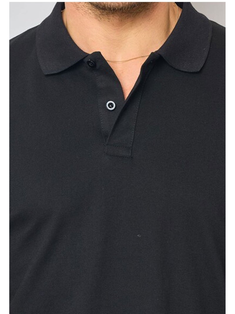 Polo manches courtes Kebello Noir Noir - Kiabi