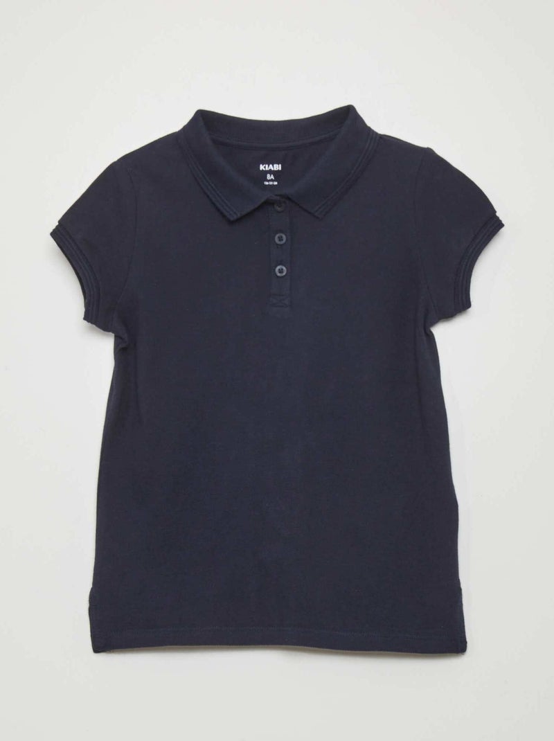 Polo manches courtes Marine - Kiabi