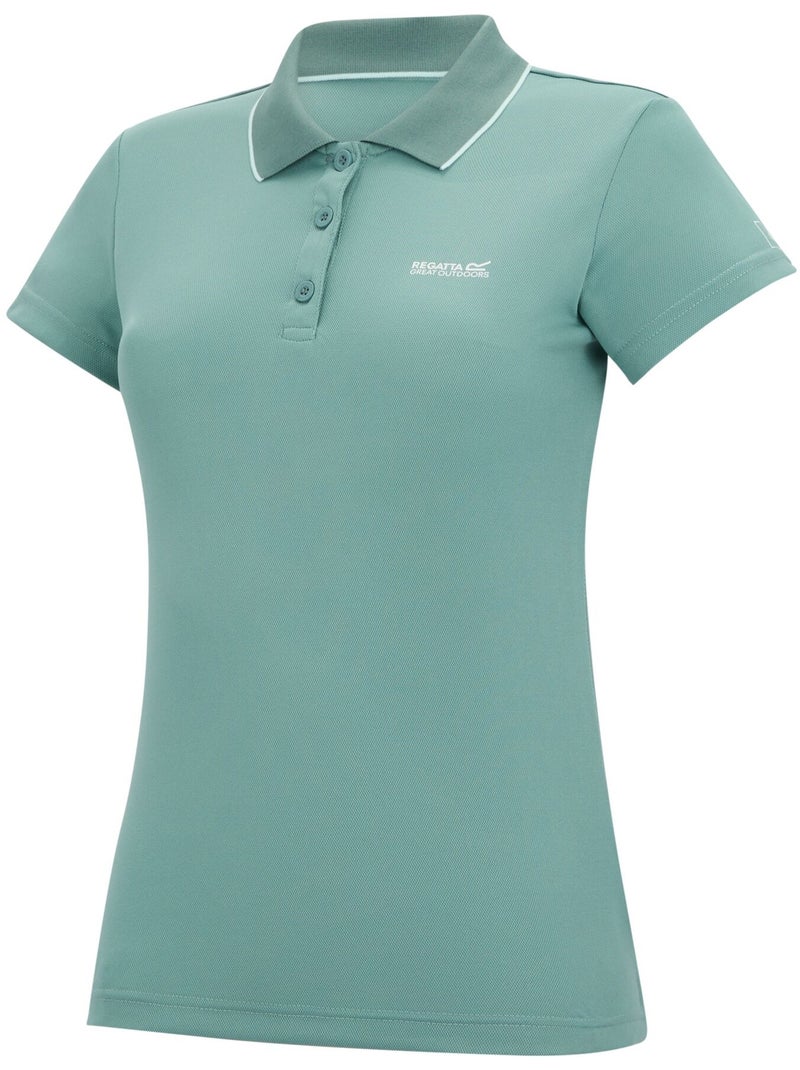 Polo manches courtes maverick - regatta Bleu turquoise - Kiabi