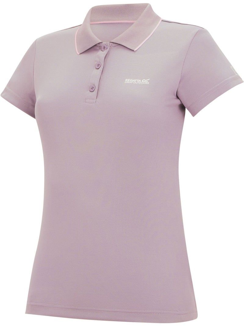 Polo manches courtes maverick - regatta Violet - Kiabi