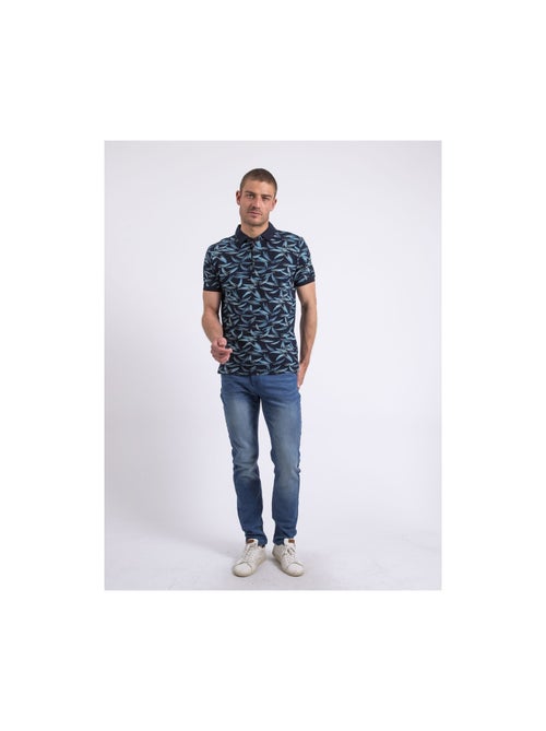 Polo manches courtes motifs PABRUNO - Kiabi