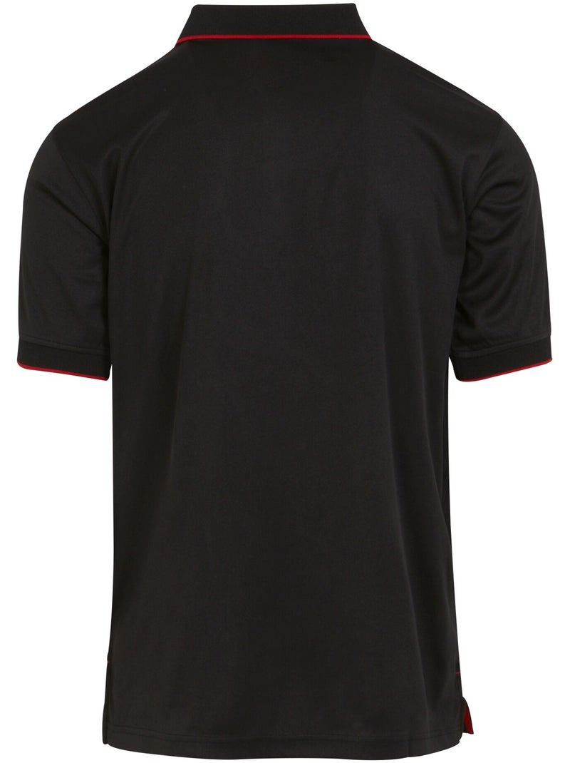 Polo manches courtes navigate - regatta professional Noir Rouge - Kiabi