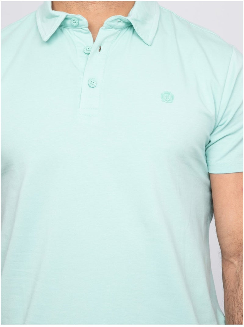 Polo manches courtes PACIRAX Vert clair - Kiabi