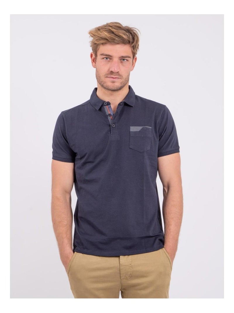 Polo manches courtes PAMERON Bleu marine - Kiabi
