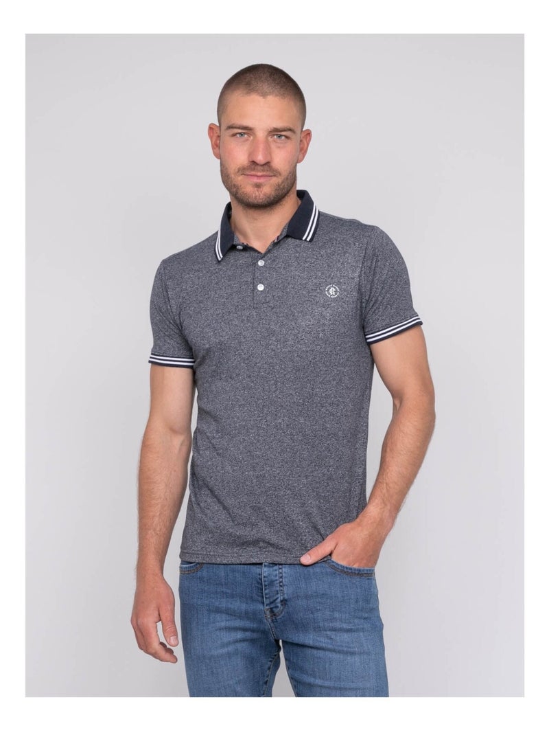 Polo manches courtes PILASOL Bleu marine - Kiabi