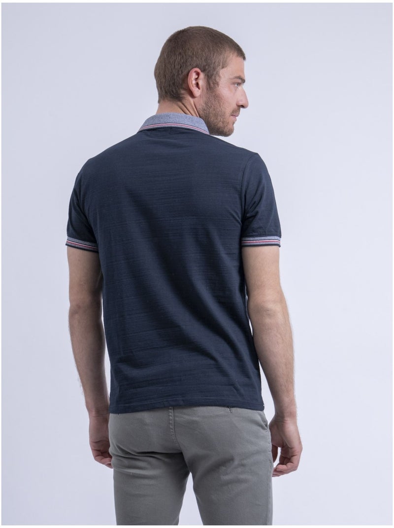 Polo manches courtes PIMALIK Bleu marine - Kiabi