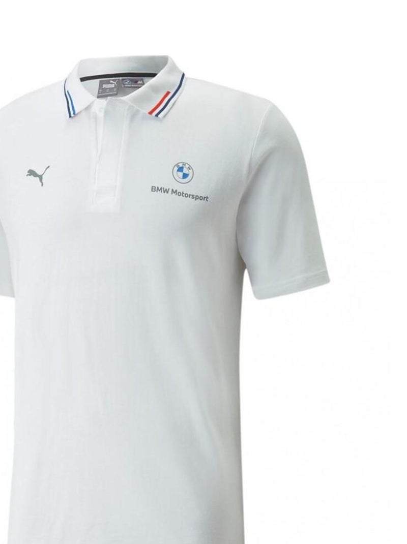 Polo manches courtes 'Puma' 'FD BMW MMS' Blanc - Kiabi